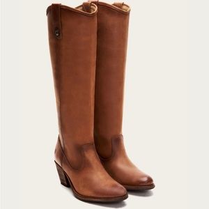 Frye Jackie Button Boot Cognac size 7.5